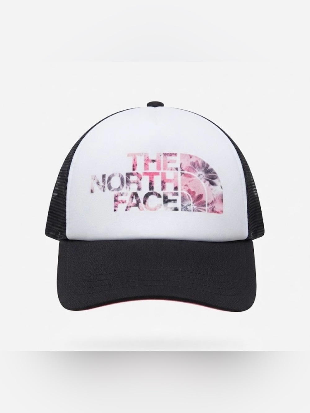 The North Face Mudder Trucker Hat Youth M Medium Flowers Floral Snapback Cap